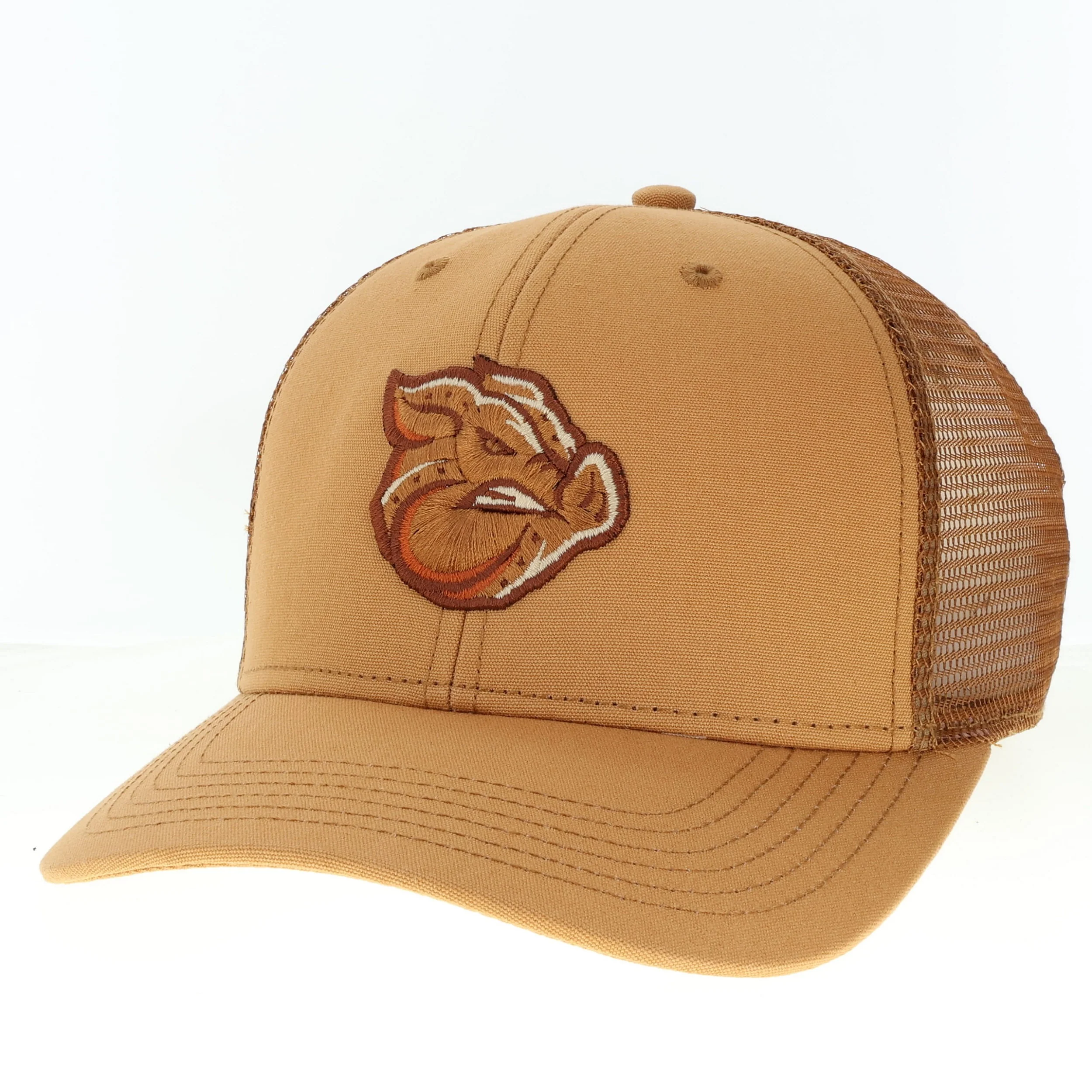 Lehigh Valley IronPigs L2 Ochre Trucker Cap