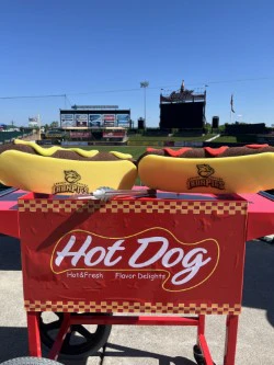 Lehigh Valley IronPigs Foam Hot Dog Hat